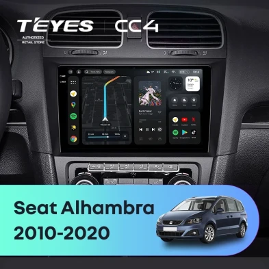 Штатная магнитола Teyes CC4 8/128 Seat Alhambra (2010-2020)