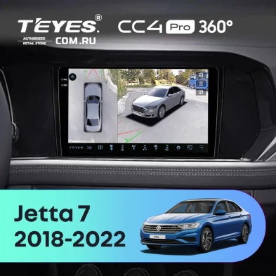 Штатная магнитола Teyes CC4 Pro 360 12/256 Volkswagen Jetta 7 (2018-2022)