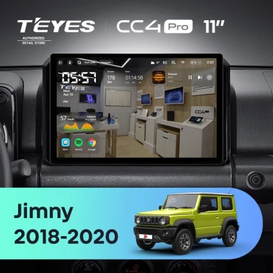 Штатная магнитола Teyes CC4 Pro 12/256 Suzuki Jimny JB64 (2018-2020) (11")