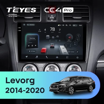 Штатная магнитола Teyes CC4 Pro 8/128 Subaru Levorg VM (2014-2020) F1