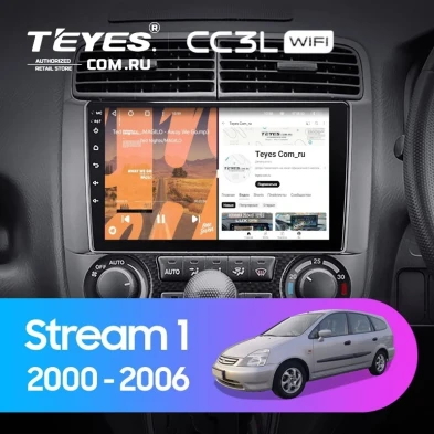 Штатная магнитола Teyes CC3L WiFi 2/32 Honda Stream 1 (2000-2006) F1