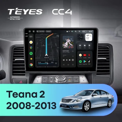 Штатная магнитола Teyes CC4 8/128 Nissan Teana J32 (2008-2013) Тип-B