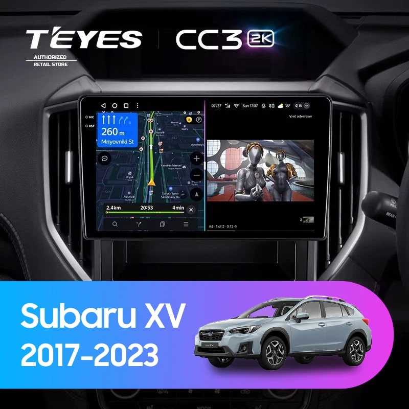 Штатная магнитола Teyes CC3 2K 6/128 Subaru XV (2017-2023)
