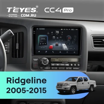 Штатная магнитола Teyes CC4 Pro 12/256 Honda Ridgeline (2005-2015)