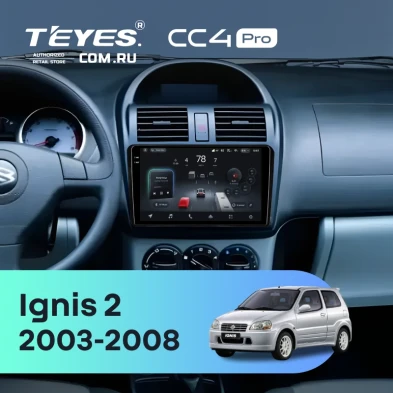 Штатная магнитола Teyes CC4 Pro 12/256 Suzuki Ignis 2 (2003-2008)