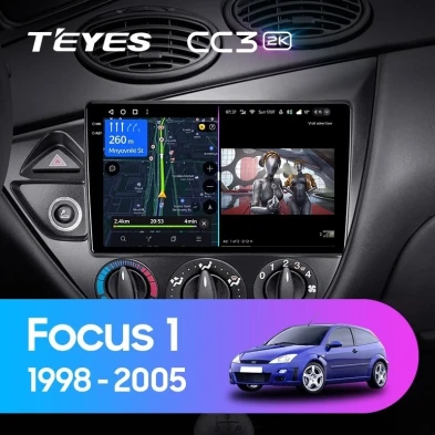 Штатная магнитола Teyes CC3 2K 4/32 Ford Focus 1 (1998-2005)