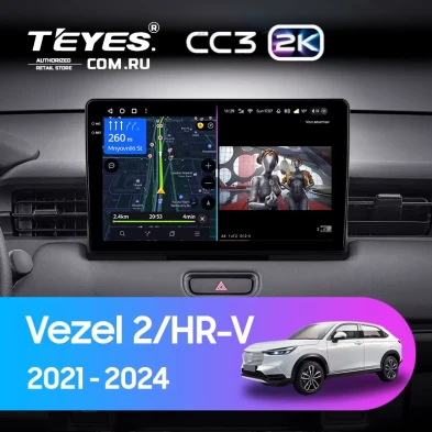 Штатная магнитола Teyes CC3 2K 4/64 Honda Vezel 2 (2021-2024)