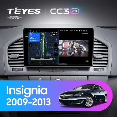 Штатная магнитола Teyes CC3 2K 360 6/128 Opel Insignia (2009-2013)