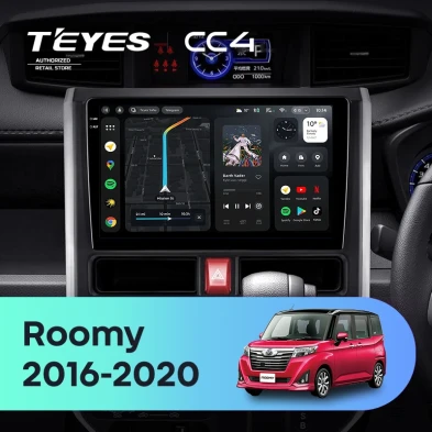 Штатная магнитола Teyes CC4 6/64 Toyota Roomy (2016-2020) Правый руль