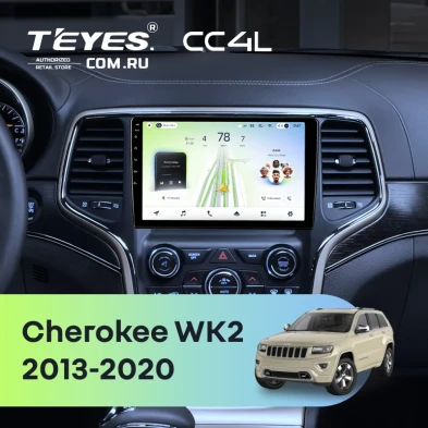 Штатная магнитола Teyes CC4L 6/64 Jeep Grand Cherokee WK2 (2013-2020) F3