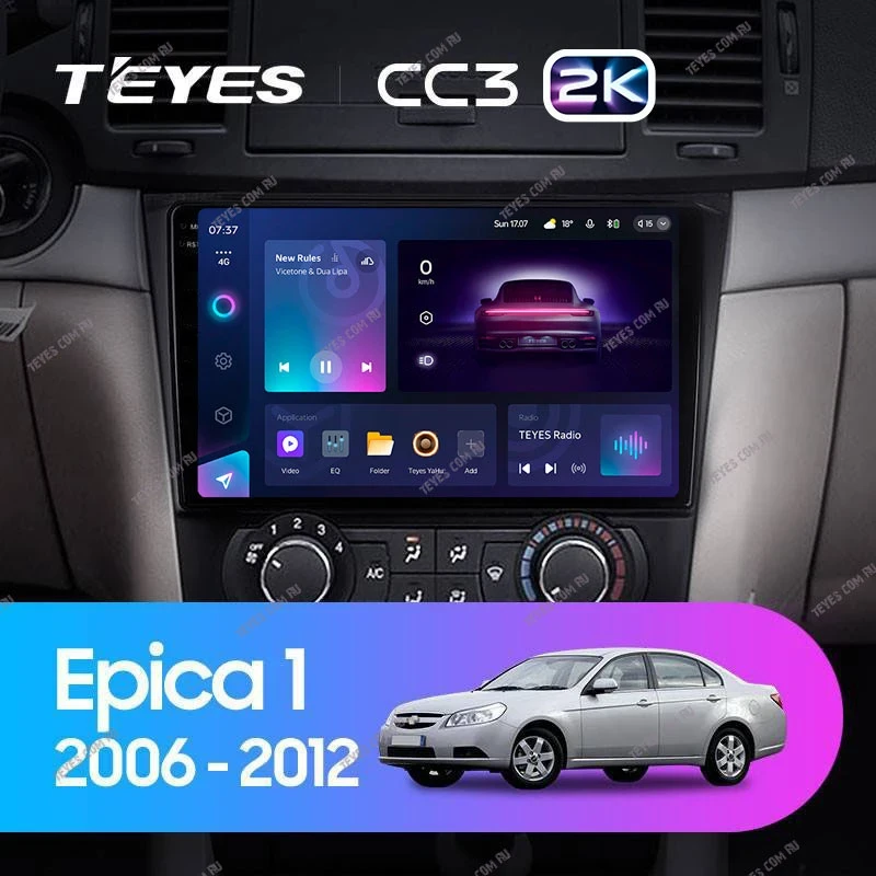 Штатная магнитола Teyes CC3 2K 4/64 Chevrolet Epica 1 (2006-2012)