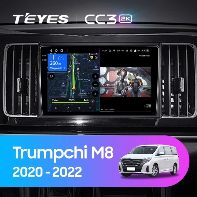 Штатная магнитола Teyes CC3 2K 4/32 GAC Trumpchi M8 (2020-2022)