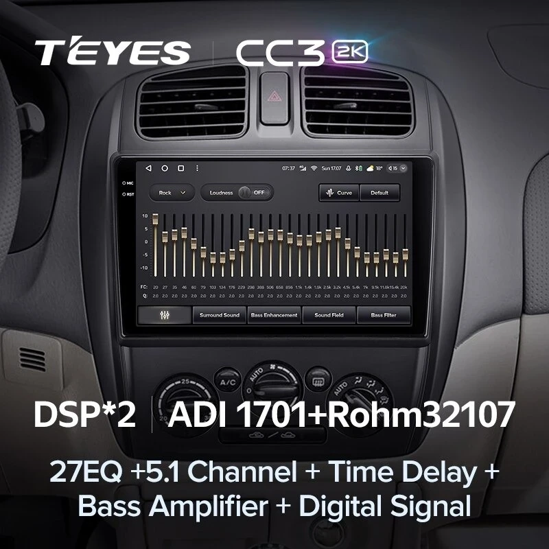 Штатная магнитола Teyes CC3 2K 4/32 Mazda 323 BJ (2000-2003)