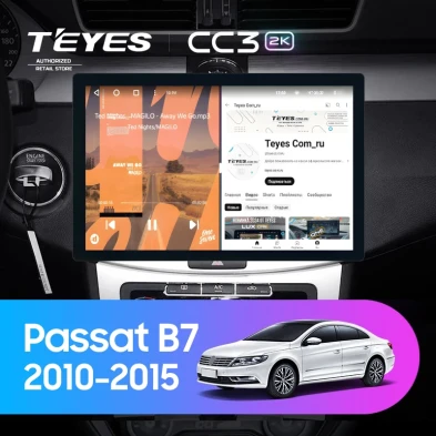 Штатная магнитола Teyes CC3 2K 6/128 Volkswagen Passat B7 (2010-2015) (13")