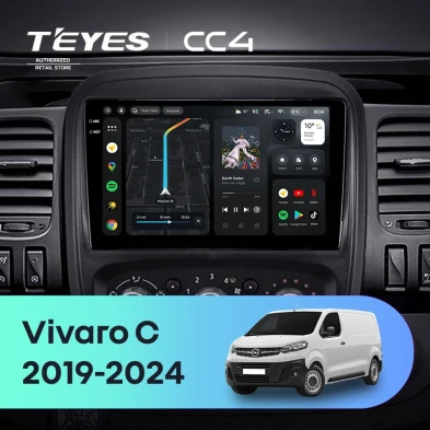Штатная магнитола Teyes CC4 6/64 Opel Vivaro C (2019-2024)