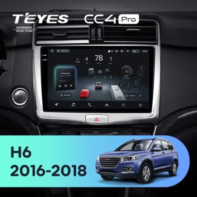 Штатная магнитола Teyes CC4 Pro 12/256 Haval H6 (2016-2018)