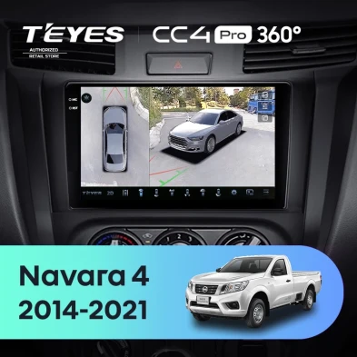 Штатная магнитола Teyes CC4 Pro 360 8/128 Nissan Navara D23 IV (2014-2021) Тип-A