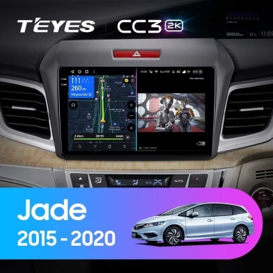 Штатная магнитола Teyes CC3 2K 6/128 Honda Jade (2015-2020) Правый руль