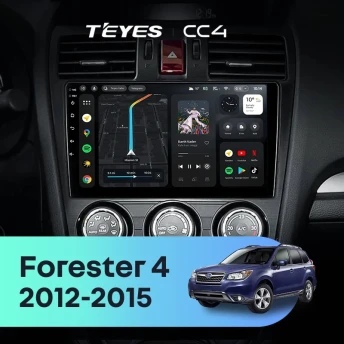 Штатная магнитола Teyes CC4 8/128 Subaru Forester 4 SJ (2012-2015) Тип-A