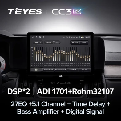 Штатная магнитола Teyes CC3 2K 4/64 Kia Sorento 4 MQ4 (2020-2024) (11")