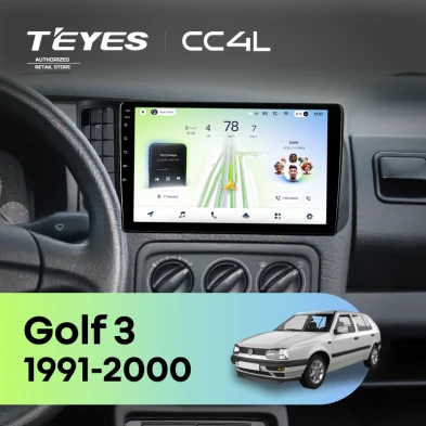 Штатная магнитола Teyes CC4L 6/64 Volkswagen Golf 3 (1991-2000)