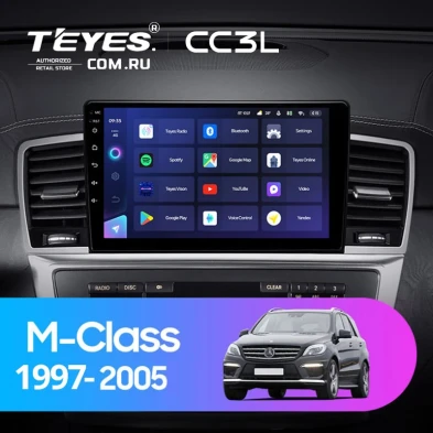 Штатная магнитола Teyes CC3L 4/64 Mercedes-Benz M-Class I W163 ML (1997-2005) Тип-B