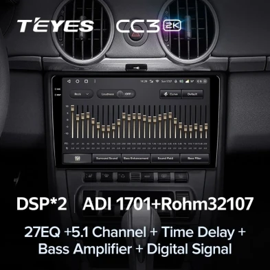 Штатная магнитола Teyes CC3 2K 4/64 Porsche Cayman 987 (2005-2012)