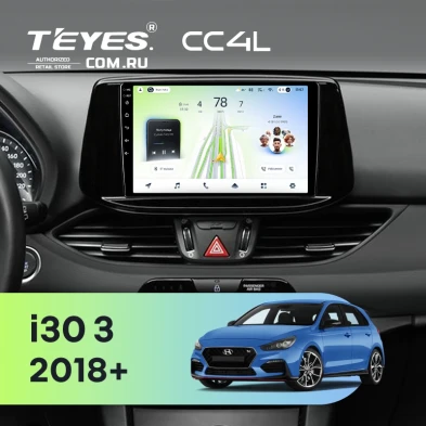 Штатная магнитола Teyes CC4L 6/64 Hyundai i30 3 (2018-2026)