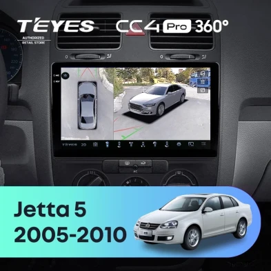 Штатная магнитола Teyes CC4 Pro 360 12/256 Volkswagen Jetta 5 (2005-2010) F1