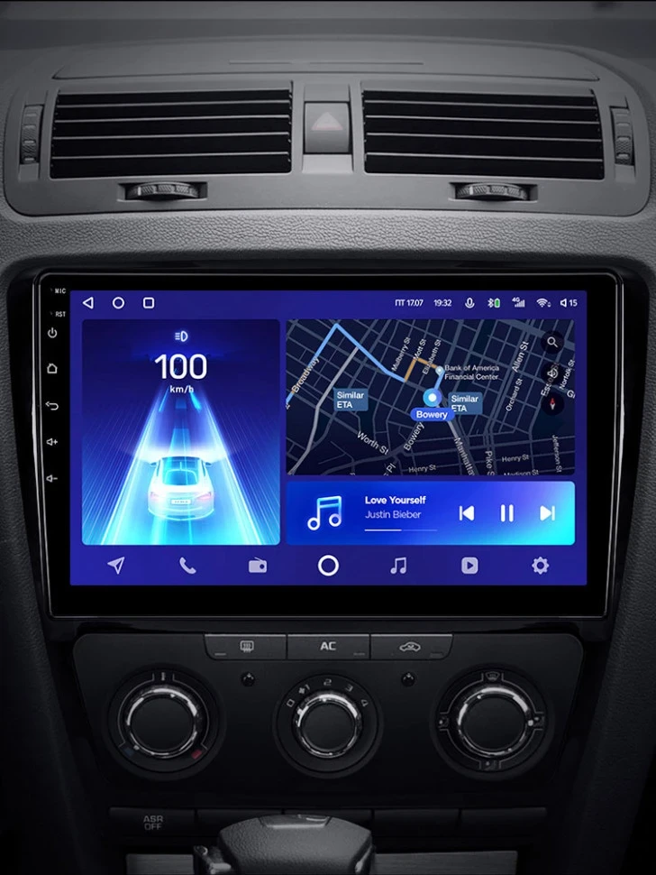 Штатная магнитола Teyes CC2L Plus 1/16 Skoda Octavia 2 A5 (2008-2013)