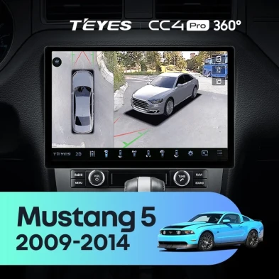 Штатная магнитола Teyes CC4 Pro 360 8/128 Ford Mustang 5 S-197 (2009-2014) F1 (13")